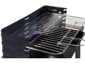 Grill ogrodowy duży węglowy bbq regulowany ruszt półki koła przenośny