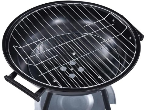 Grill węglowy brykietowy ogrodowy kółka pokrywa okrągły zamykany przenośny Grill węglowy brykietowy ogrodowy kółka pokrywa okrągły zamykany przenośny