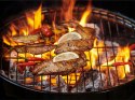 Grill węglowy brykietowy ogrodowy okrągły przenośny turystyczny na biwak