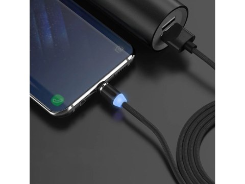 Kabel magnetyczny przwód do ładowania 3w1 micro typ-c usb lightning 1m Kabel magnetyczny przwód do ładowania 3w1 micro typ-c usb lightning 1m