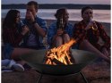 Palenisko ogrodowe duże pogrzebacz stojak ruszt grill ognisko 55 kociołek
