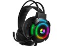 Słuchawki gamingowe przewodowe nauszne dla graczy led rgb z mikrofonem 5.1