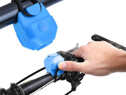 Dzwonek rowerowy klakson elektroniczny głośny 130 db syrena na rower alarm Dzwonek rowerowy klakson elektroniczny głośny 130 db syrena na rower alarm