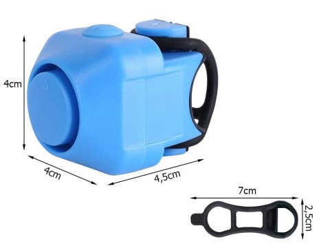 Dzwonek rowerowy klakson elektroniczny głośny 130 db syrena na rower alarm Dzwonek rowerowy klakson elektroniczny głośny 130 db syrena na rower alarm