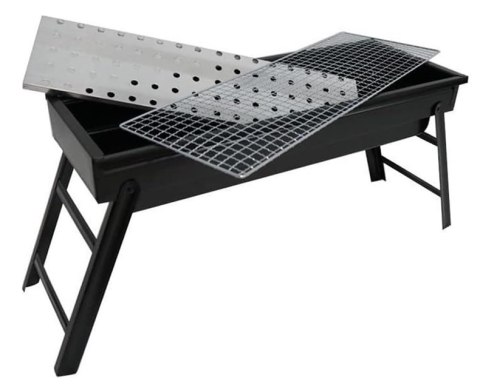 Grill turystyczny przenośny składany walizka węglowy kempingowy bbq duży Grill turystyczny przenośny składany walizka węglowy kempingowy bbq duży