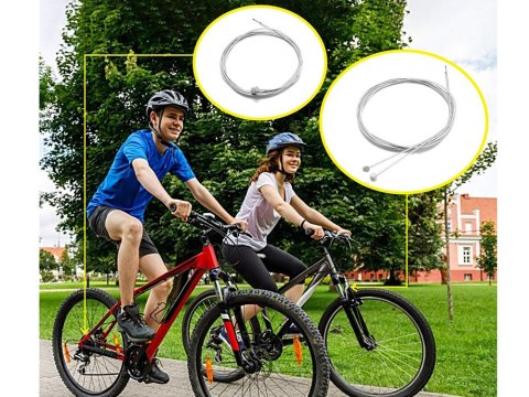 Komplet linek linki pancerze hamulcowe do przerzutek końcówki fajki osłonki Komplet linek linki pancerze hamulcowe do przerzutek końcówki fajki osłonki