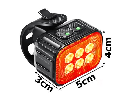 Lampka rowerowa led zestaw tył przód usb na rower na kierownice akumulator Lampka rowerowa led zestaw tył przód usb na rower na kierownice akumulator