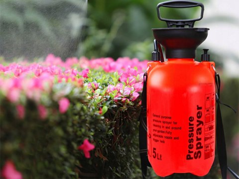 Opryskiwacz ciśnieniowy ręczny ogrodowy spryskiwacz długa lanca 5l pasek Opryskiwacz ciśnieniowy ręczny ogrodowy spryskiwacz długa lanca 5l pasek