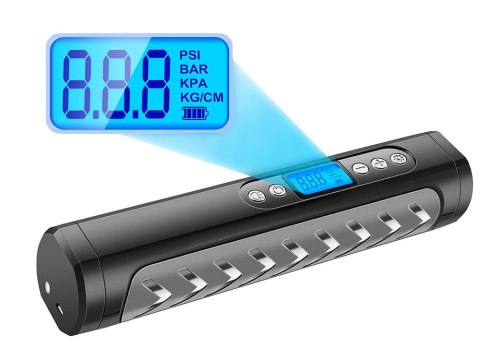Pompka akumulatorowa do roweru samochodu kompresor elektryczny 10 bar lcd Pompka akumulatorowa do roweru samochodu kompresor elektryczny 10 bar lcd