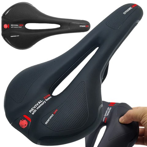 Siodełko rowerowe sportowe siodło miękkie wygodne piankowe żelowe na rower Siodełko rowerowe sportowe siodło miękkie wygodne piankowe żelowe na rower