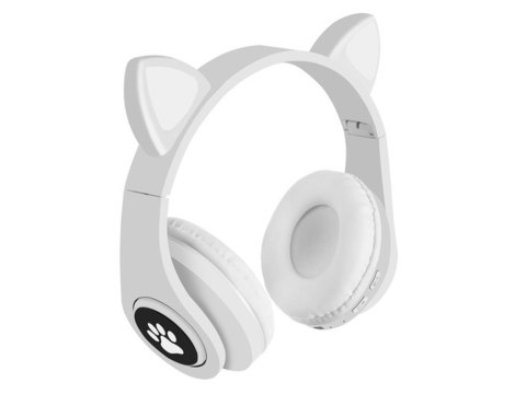 Słuchawki bezprzewodowe bluetooth radio fm mp3 kocie uszy podświetlenie led Słuchawki bezprzewodowe bluetooth radio fm mp3 kocie uszy podświetlenie led
