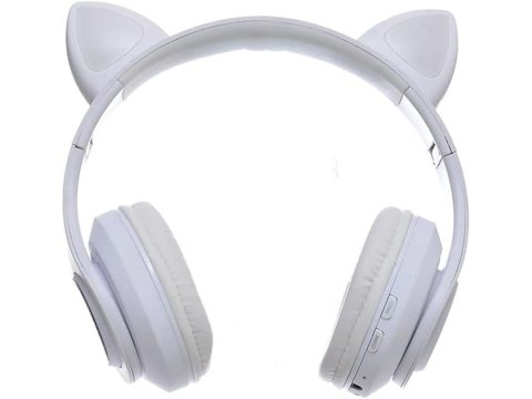 Słuchawki bezprzewodowe bluetooth radio fm mp3 kocie uszy podświetlenie led Słuchawki bezprzewodowe bluetooth radio fm mp3 kocie uszy podświetlenie led