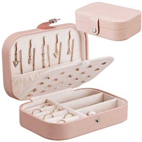 Szkatułka organizer kasetka kuferek na biżuterię elegancka pojemna pudełko Szkatułka organizer kasetka kuferek na biżuterię elegancka pojemna pudełko