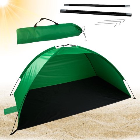Namiot plażowy na plażę parawan ochrona uv półotwarty ogrodowy z pokrowcem