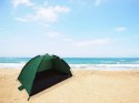 Namiot plażowy na plażę parawan ochrona uv półotwarty ogrodowy z pokrowcem