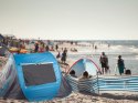 Namiot plażowy pop-up uv zamykany samorozkładający niebieski duży