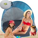 Namiot plażowy samorozkładający na plażę parawan ochrona uv duży ogrodowy