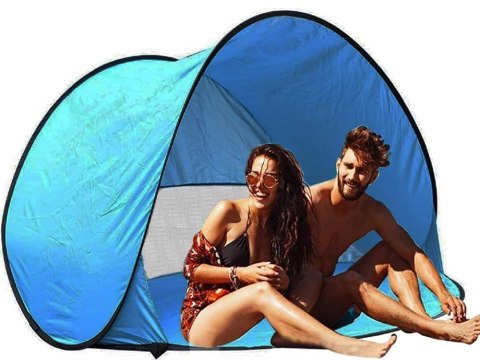 Namiot plażowy samorozkładający parawan uv duży ogrodowy pokrowiec pop-up Namiot plażowy samorozkładający parawan uv duży ogrodowy pokrowiec pop-up