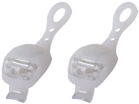 Oświetlenie rowerowe lampki 2 led przód rower 2szt silikonowe wodoodporne Oświetlenie rowerowe lampki 2 led przód rower 2szt silikonowe wodoodporne