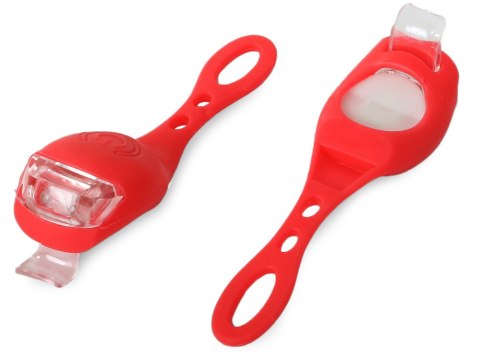 Oświetlenie rowerowe lampki 2 led przód rower 2szt silikonowe wodoodporne Oświetlenie rowerowe lampki 2 led przód rower 2szt silikonowe wodoodporne