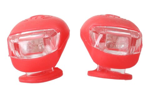 Oświetlenie rowerowe lampki 2 led przód rower 2szt silikonowe wodoodporne Oświetlenie rowerowe lampki 2 led przód rower 2szt silikonowe wodoodporne
