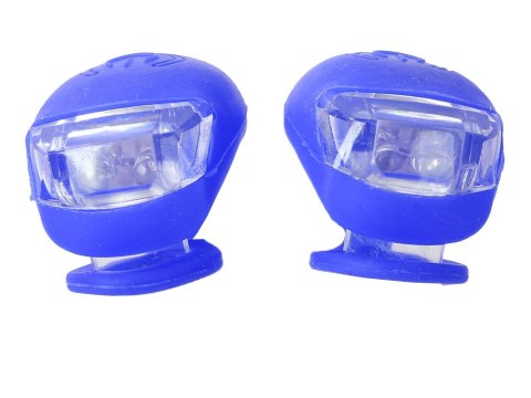 Oświetlenie rowerowe lampki 2 led przód rower 2szt silikonowe wodoodporne Oświetlenie rowerowe lampki 2 led przód rower 2szt silikonowe wodoodporne