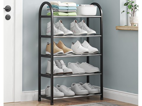 Półka na buty obuwie organizer szafka piętrowa stojak regał 5 poziomów duży Półka na buty obuwie organizer szafka piętrowa stojak regał 5 poziomów duży