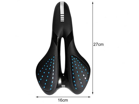 Siodełko rowerowe sportowe siodło miękkie wygodne piankowe żelowe na rower Siodełko rowerowe sportowe siodło miękkie wygodne piankowe żelowe na rower