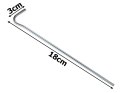 Szpilki do namiotu mocujące śledzie kotwy stal 18cm 20szt hak haczyk kołki