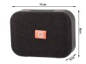 Głośnik bluetooth mini bezprzewodowy radio fm usb mp3 przenośny bas mobilny