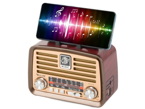 Radio przenośne kuchenne retro radio fm am bluetooth usb akumulator antena Radio przenośne kuchenne retro radio fm am bluetooth usb akumulator antena