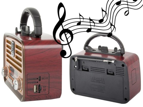 Radio przenośne kuchenne retro radio fm am bluetooth usb akumulator antena Radio przenośne kuchenne retro radio fm am bluetooth usb akumulator antena