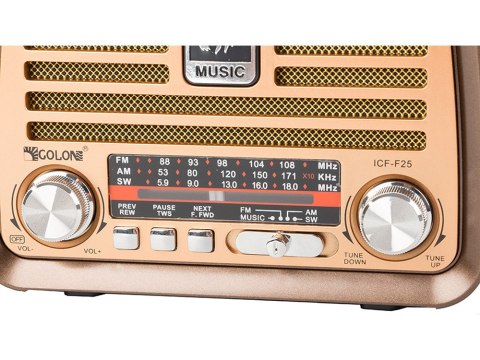 Radio przenośne kuchenne retro radio fm am bluetooth usb akumulator antena Radio przenośne kuchenne retro radio fm am bluetooth usb akumulator antena