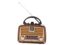 Radio przenośne kuchenne retro radio fm am bluetooth usb akumulator antena