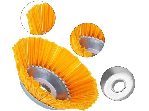 Szczotka do czyszczenia kostki brukowej szczotka nylonowa do kosy 200mm Szczotka do czyszczenia kostki brukowej szczotka nylonowa do kosy 200mm
