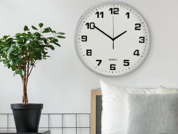 Zegar ścienny duży nietykający cichy 20 cm okrągły wskazówkowy sekundnik