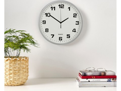 Zegar ścienny duży nietykający cichy 20 cm okrągły wskazówkowy sekundnik Zegar ścienny duży nietykający cichy 20 cm okrągły wskazówkowy sekundnik