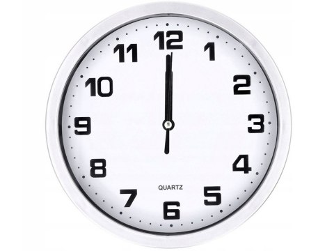 Zegar ścienny duży nietykający cichy 20 cm okrągły wskazówkowy sekundnik Zegar ścienny duży nietykający cichy 20 cm okrągły wskazówkowy sekundnik