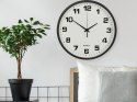 Zegar ścienny duży nietykający cichy 30 cm okrągły wskazówkowy sekundnik
