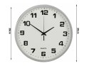 Zegar ścienny duży nietykający cichy 30 cm okrągły wskazówkowy sekundnik
