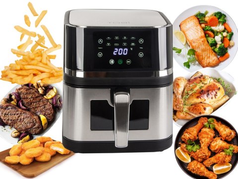 Frytkownica beztłuszczowa frytownica air fryer duża do pieczenia 2400w 10l Frytkownica beztłuszczowa frytownica air fryer duża do pieczenia 2400w 10l
