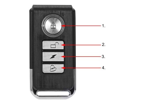 Głośny alarm rowerowy na motor klakson antykradzieżowy zabezpieczenie pilot Głośny alarm rowerowy na motor klakson antykradzieżowy zabezpieczenie pilot