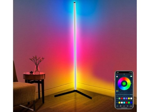Lampa stojąca podłogowa narożnikowa rgb led nocna do sypialni aplikacja 1,5 Lampa stojąca podłogowa narożnikowa rgb led nocna do sypialni aplikacja 1,5