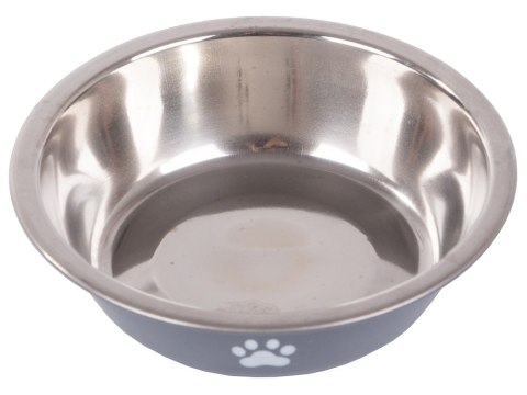 Miska dla psa kota na karmę wodę metalowa antypoślizgowa łapka 150ml Miska dla psa kota na karmę wodę metalowa antypoślizgowa łapka 150ml