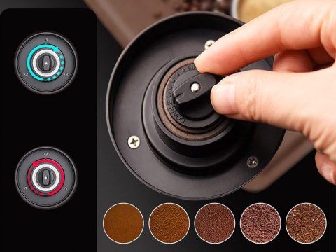 Młynek do mielenia kawy ziaren orzechów ziół mocny elektryczny usb espresso Młynek do mielenia kawy ziaren orzechów ziół mocny elektryczny usb espresso