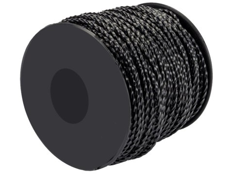 Zyłka do kosy spalinowej przekrój karbowany skręcony cicha 2,4mm 100m Zyłka do kosy spalinowej przekrój karbowany skręcony cicha 2,4mm 100m