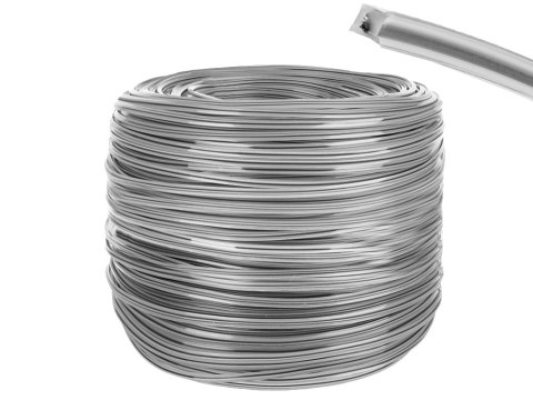 Żyłka z drutem tnąca zbrojona do kosy spalinowej czterokątna kwadrat 2,7mm Żyłka z drutem tnąca zbrojona do kosy spalinowej czterokątna kwadrat 2,7mm