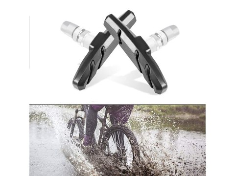 Klocki rowerowe hamulca v- breake komplet z gwintem szczęki rowerowe Klocki rowerowe hamulca v- breake komplet z gwintem szczęki rowerowe