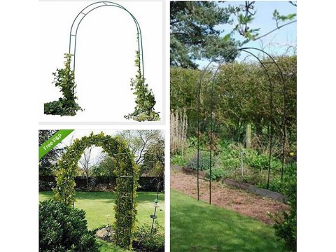 Pergola ogrodowa podpora do kwiatów do pnączy łuk na róże bluszcz metalowa Pergola ogrodowa podpora do kwiatów do pnączy łuk na róże bluszcz metalowa