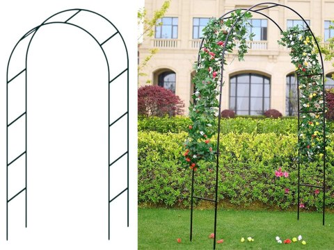 Pergola ogrodowa podpora do kwiatów do pnączy łuk na róże bluszcz metalowa Pergola ogrodowa podpora do kwiatów do pnączy łuk na róże bluszcz metalowa